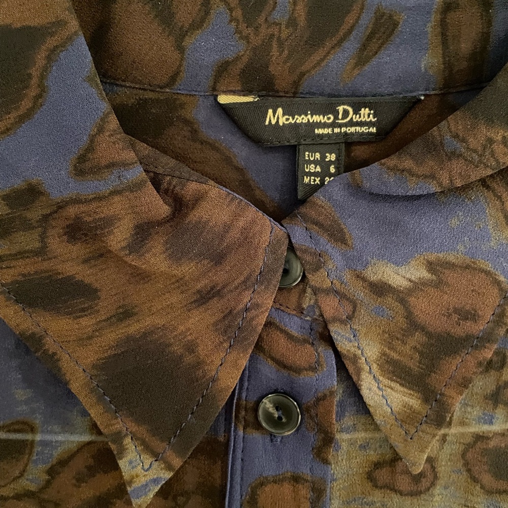 Massimo Dutti matte tie die shirt - Picture 5 of 7